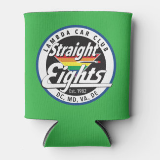 Straight Eights Can Coozy Koelbox (groen) Blikjeskoeler