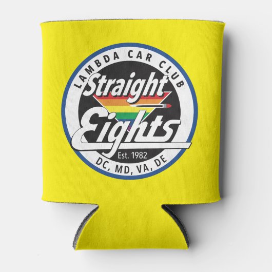 Straight Eights/LCCI-Koelbox (geel) Blikjeskoeler (Voorkant)