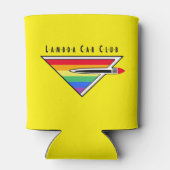 Straight Eights/LCCI-Koelbox (geel) Blikjeskoeler (Achterkant)