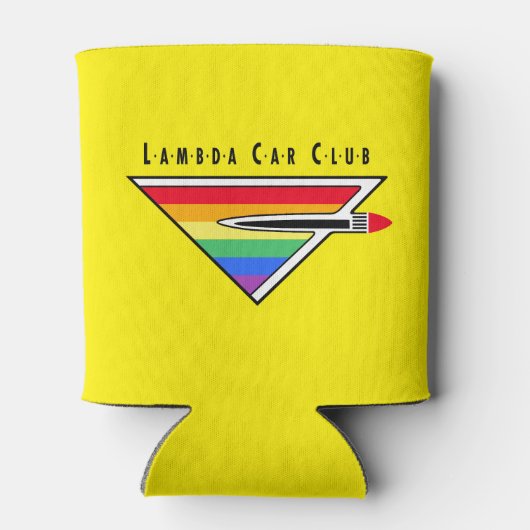 Straight Eights/LCCI-Koelbox (geel) Blikjeskoeler (Achterkant)