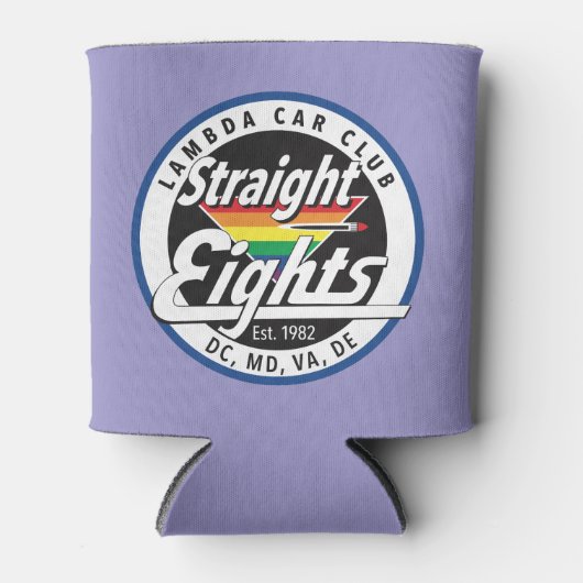 Straight Eights/LCCI-Koelbox (lavendel) Blikjeskoeler (Voorkant)