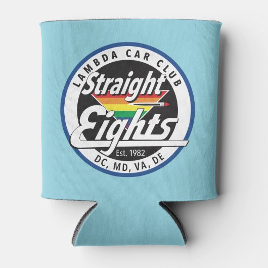 Straight Eights/LCCI-Koelbox (lichtblauw) Blikjeskoeler (Voorkant)