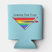 Straight Eights/LCCI-Koelbox (lichtblauw) Blikjeskoeler (Achterkant)