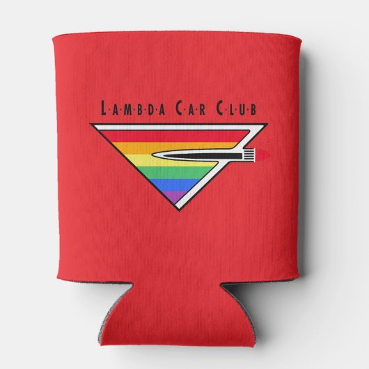 Straight Eights/LCCI-Koelbox (rood) Blikjeskoeler (Achterkant)