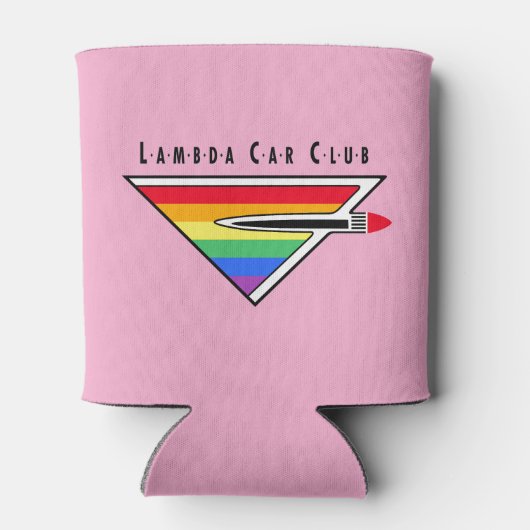 Straight Eights/LCCI-Koelbox (roze) Blikjeskoeler (Achterkant)