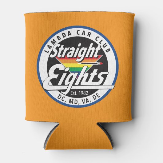 Straight Eights/LCCI-Koelbox (Sinaasappel) Blikjeskoeler (Voorkant)