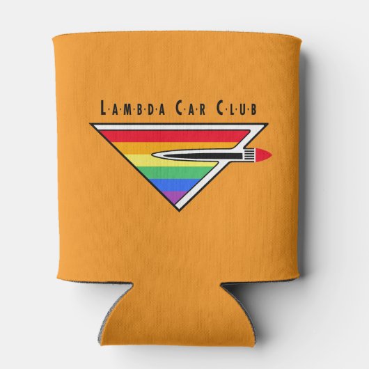 Straight Eights/LCCI-Koelbox (Sinaasappel) Blikjeskoeler (Achterkant)