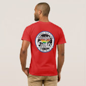 Straight Eights T Shirt (voor en achter Logo) (Achterkant volledig)