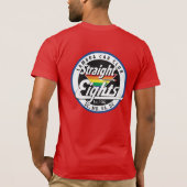 Straight Eights T Shirt (voor en achter Logo) (Achterkant)