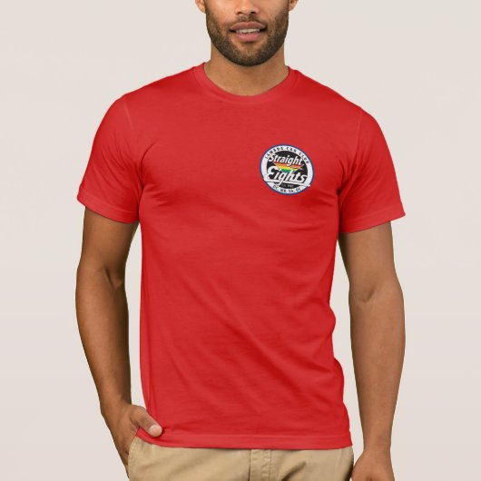 Straight Eights T Shirt (voor en achter Logo) (Voorkant)