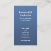 Straight House Visitekaartje (Achterkant)