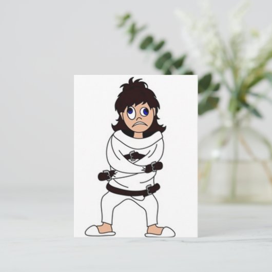 Straight Jacket Briefkaart (Staand voorkant)