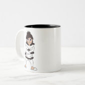 Straight Jacket Tweekleurige Koffiemok (Voorkant links)