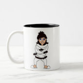 Straight Jacket Tweekleurige Koffiemok (Links)