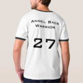 Straight Lampin' - Angel Back Warrior T-shirt (Achterkant volledig)