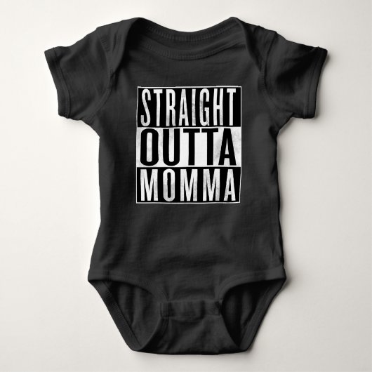 Straight out momma romper (Voorkant)