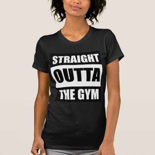 Straight Outat the Gym T-shirt (Voorkant)