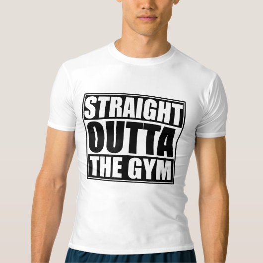 Straight Outat the Gym T-shirt (Voorkant)