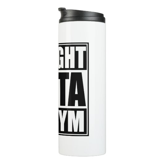 Straight Outat the Gym Thermosbeker (Geroteerd rechts)