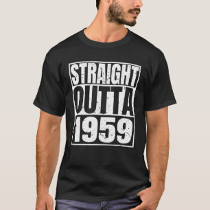 Straight Outta 1959 63e verjaardag Retro 63 jaar T-shirt