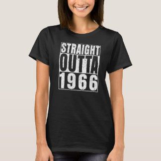 Straight Outta 1966 57 Years Old  57th Bir T-shirt