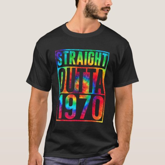 Straight Outta 1970 Dirty Thirty 53rd Birthday T-shirt (Voorkant)