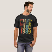 Straight Outta 1989 32nd Birthday 32Years Old Boy T-shirt (Voorkant volledig)
