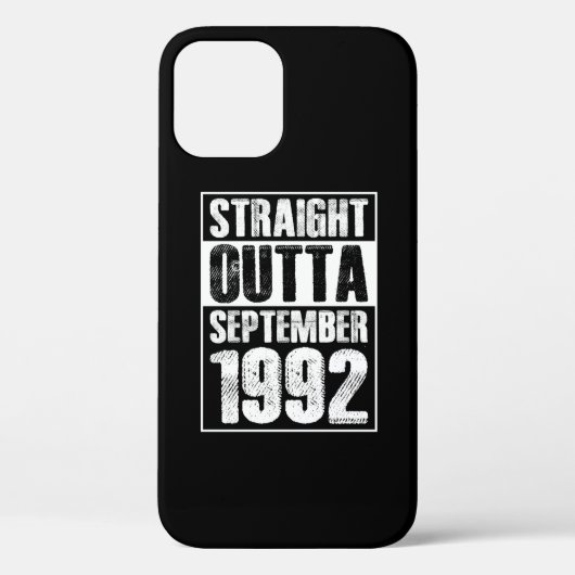 Straight Outta 1992 29th Birthday Case-Mate iPhone Case (Achterkant)