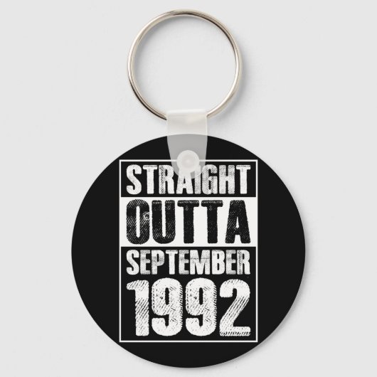 Straight Outta 1992 29th Birthday Sleutelhanger (Voorkant)