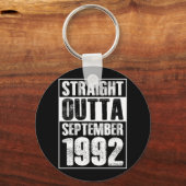 Straight Outta 1992 29th Birthday Sleutelhanger (Voorkant)