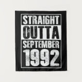 Straight Outta 1992 29th Birthday Wandkleed (Voorkant)