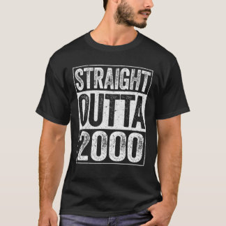 Straight Outta 2000 21St Birthday Gift T-shirt