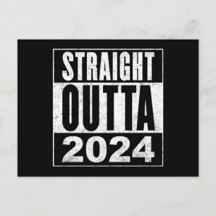 Straight Outta 2024 Briefkaart