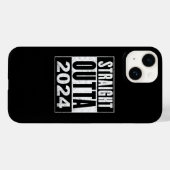 Straight Outta 2024 Case-Mate iPhone Case (Achterkant (horizontaal))