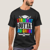 Straight Outta 3de Graad Afstuderen Graduated Kind T-shirt (Voorkant)