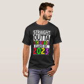 Straight Outta 5th Grade 2023 Graduation Fifth Gra T-shirt (Voorkant volledig)