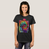 Straight Outta 5th Grade Great Graduation Tie Dye T-shirt (Voorkant volledig)