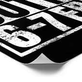 Straight Outta 6 7 Era Meme Funny Gen Alpha Six Se Poster (Hoek)