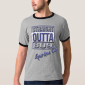 Straight Outta 809 T-shirt (Voorkant)
