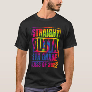 Straight Outta 8th Grade Great Graduation Of 2022 T-shirt