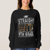Straight Outta 9Th Grade T-shirt Leopard Lover Kid (Voorkant)