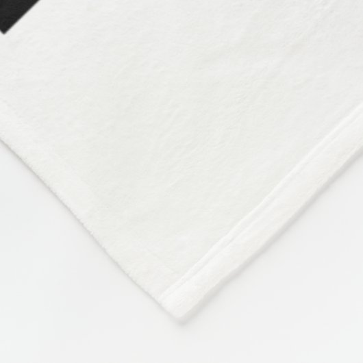 Straight Outta Add Your Text Here Own  Fleece Deken (Hoek)