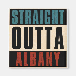 Straight Outta Albany, New York, Verenigde Staten Magneet