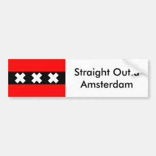 Straight Outta Amsterdam bumpersticker