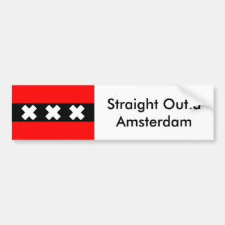 Straight Outta Amsterdam bumpersticker