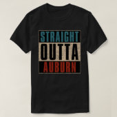 Straight Outta Auburn Washington WA Verenigde Stat T-shirt (Design voorkant)
