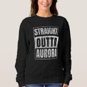 Straight Outta Aurora Illinois State Premium Trui (Voorkant)