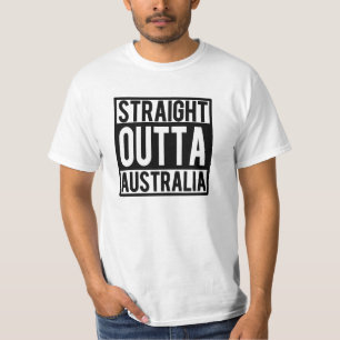Straight Outta Australia grappige shirt