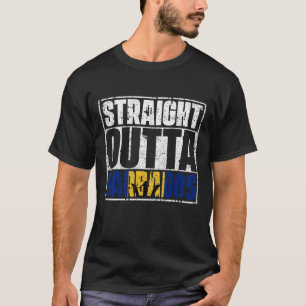 Straight Outta Barbados Flag T-shirt