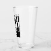 Straight Outta Beer Glass Cup Glas (Links)